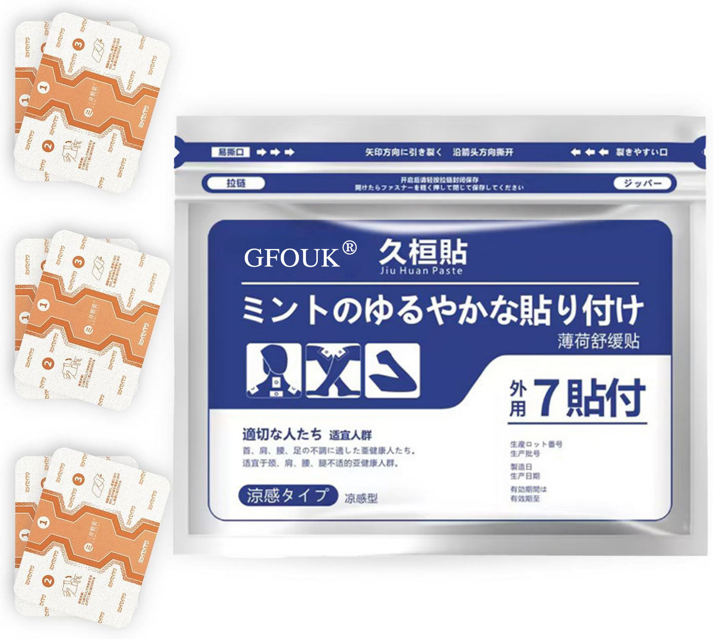 Natural Muscle Relaxation Patches