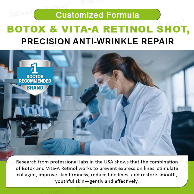 🧑‍⚕️ Rolimey® Botox-Like Peptides + Vita-A Retinol Shot – Wrinkle-Lift Tightening Cream - Last Day Promotion 50% OFF