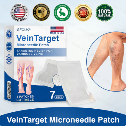 🧙GFOUK® VeinTarget Microneedle Patch⚡Instant Relief, Long-Term Results