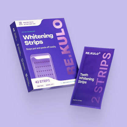 💖Purple Color-Correcting Strips for a Brighter Smile Instantly