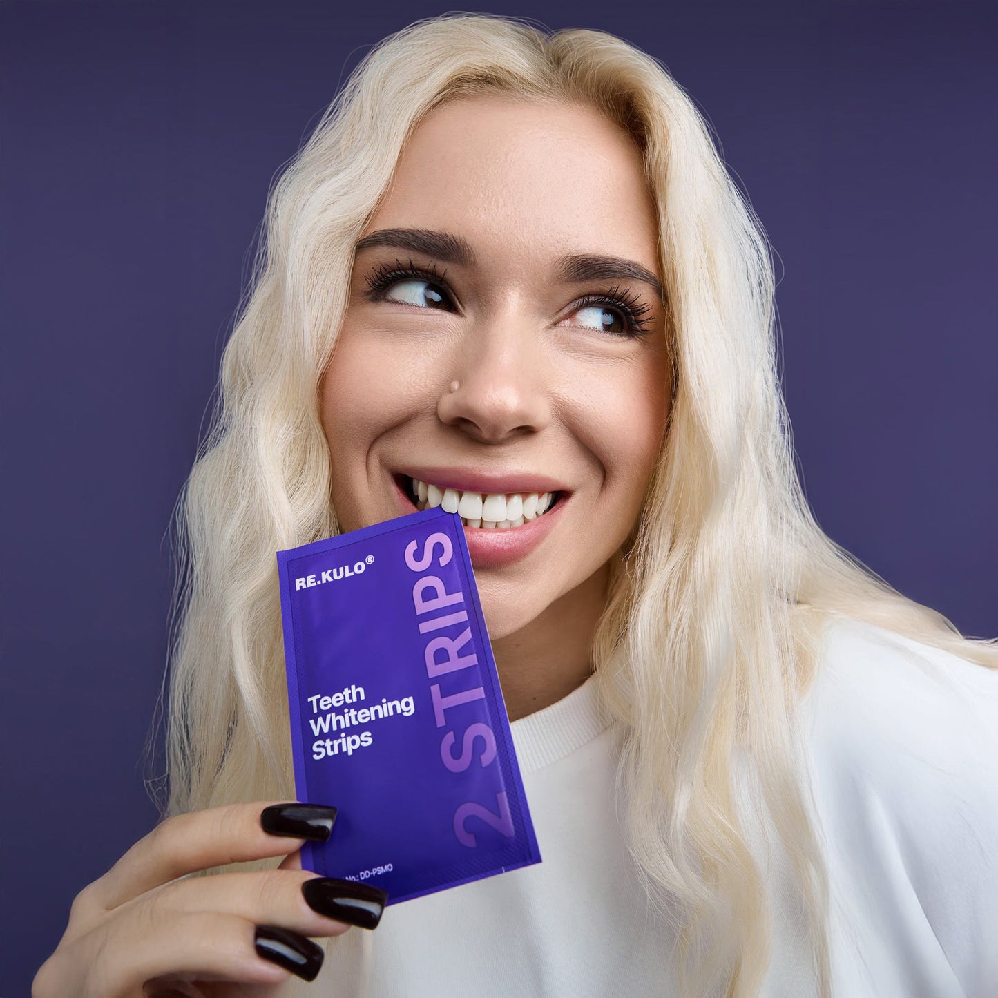 💖Purple Color-Correcting Strips for a Brighter Smile Instantly