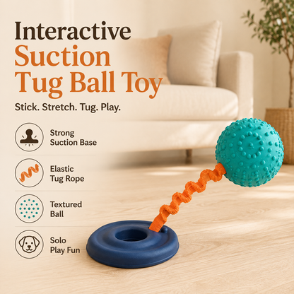 Clacyro® Suction Cup Tug Ball