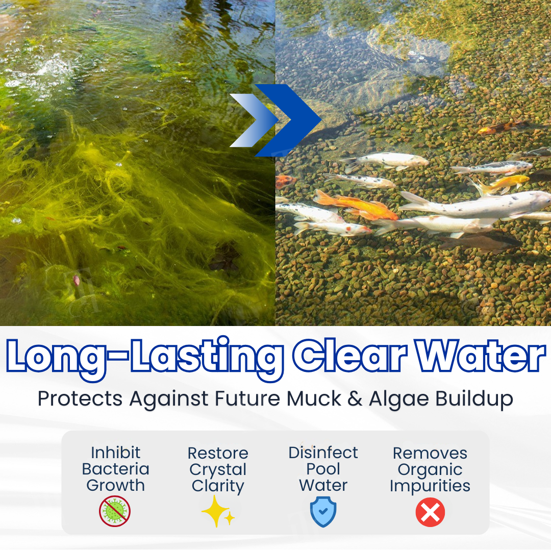 Rekulo® Aqua-Guardian Pro Formula🐟 From Swampy Green to Crystal Clear – Without the Chemicals