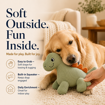 Clacyro® Interactive Plush Dinosaur Toy