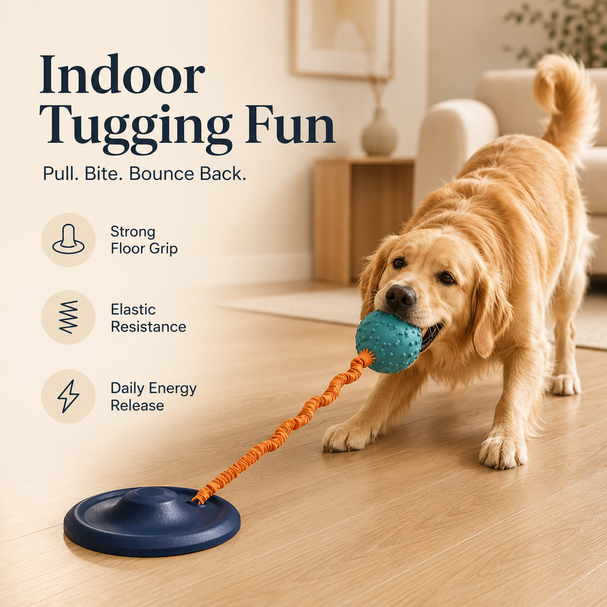 Clacyro® Suction Cup Tug Ball