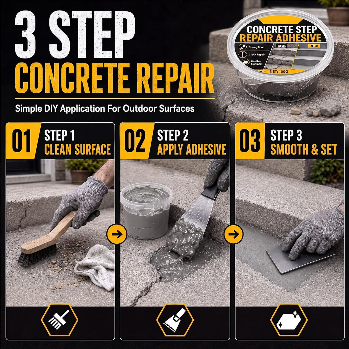 30% OFF NOW !✨Clacyro StepGuard™ Surface Repair Solution