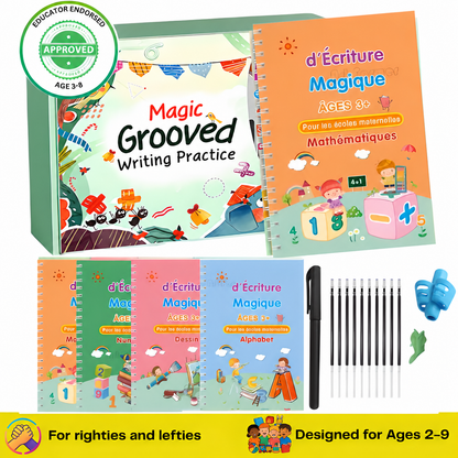 Clacyro TraceJoy™ Reusable Handwriting Book Set