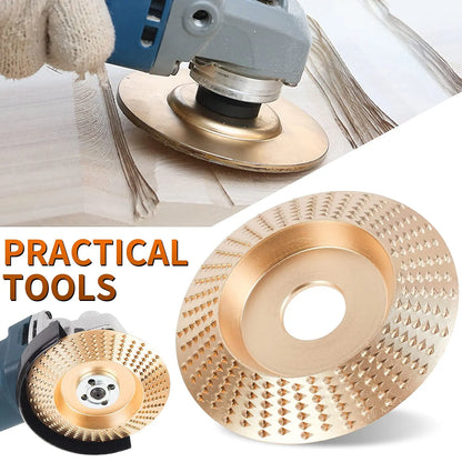 ⚡ Angle Grinder Wood Carving Disc | 🪵 Fast Material Removal Carving & Grinding Tool | 🔧 Universal Fit | 💥 Multi-Material Use