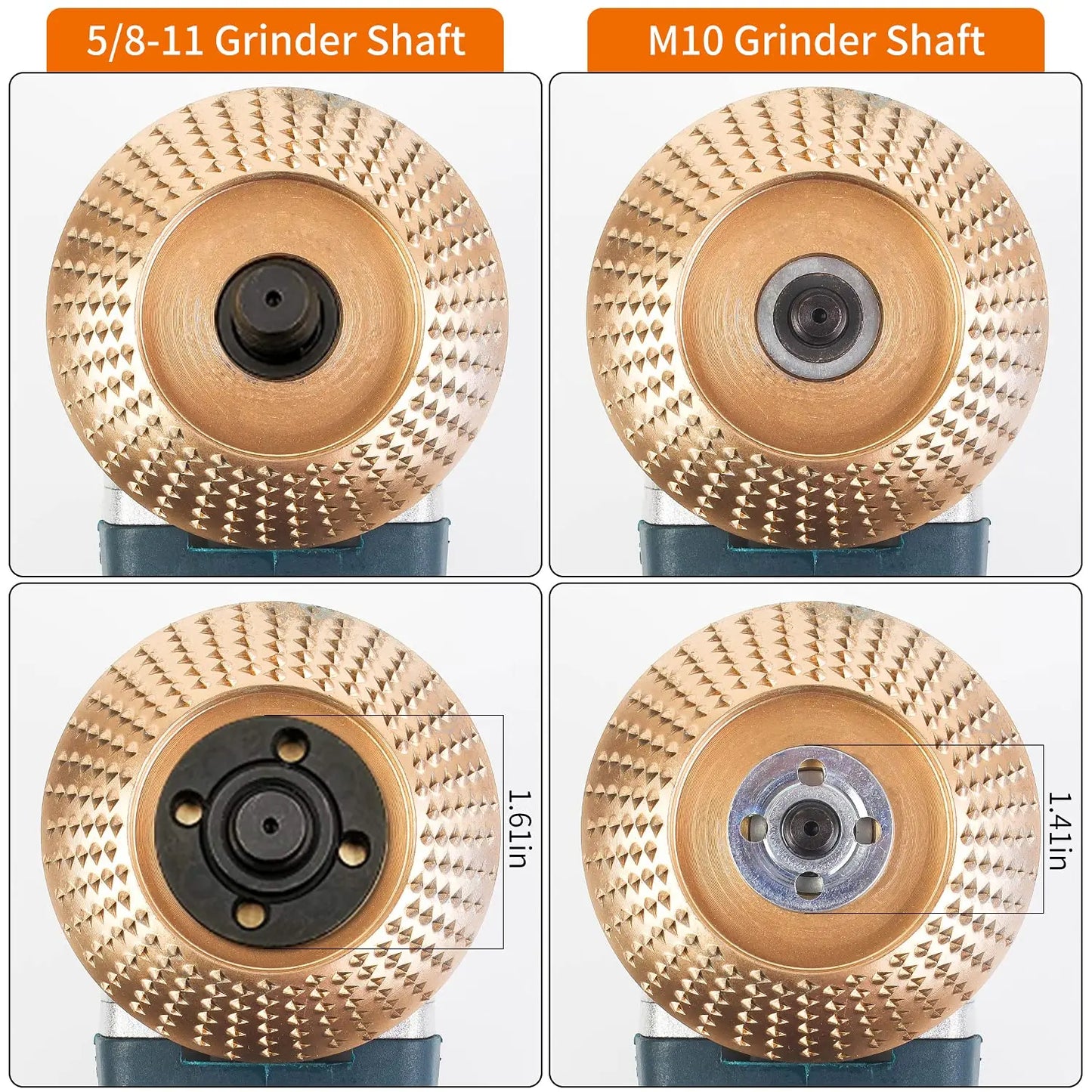 ⚡ Angle Grinder Wood Carving Disc | 🪵 Fast Material Removal Carving & Grinding Tool | 🔧 Universal Fit | 💥 Multi-Material Use