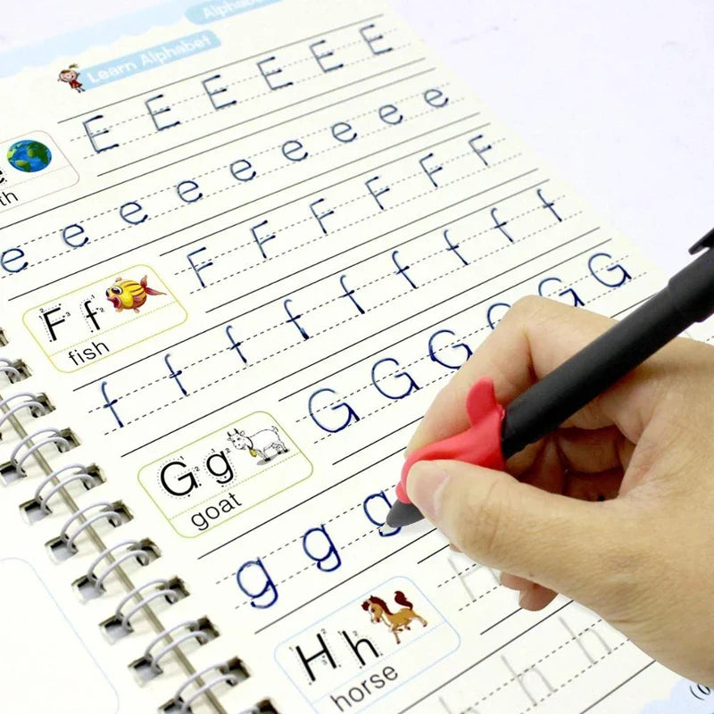 Clacyro TraceJoy™ Reusable Handwriting Book Set