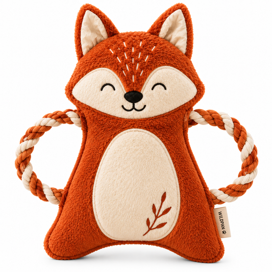 Clacyro® Squeaky Fox Dog Toy