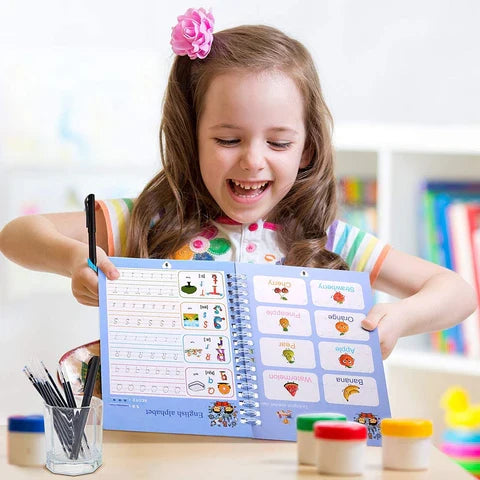 Clacyro TraceJoy™ Reusable Handwriting Book Set