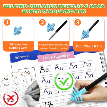 Clacyro TraceJoy™ Reusable Handwriting Book Set