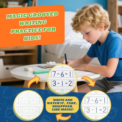 Clacyro TraceJoy™ Reusable Handwriting Book Set